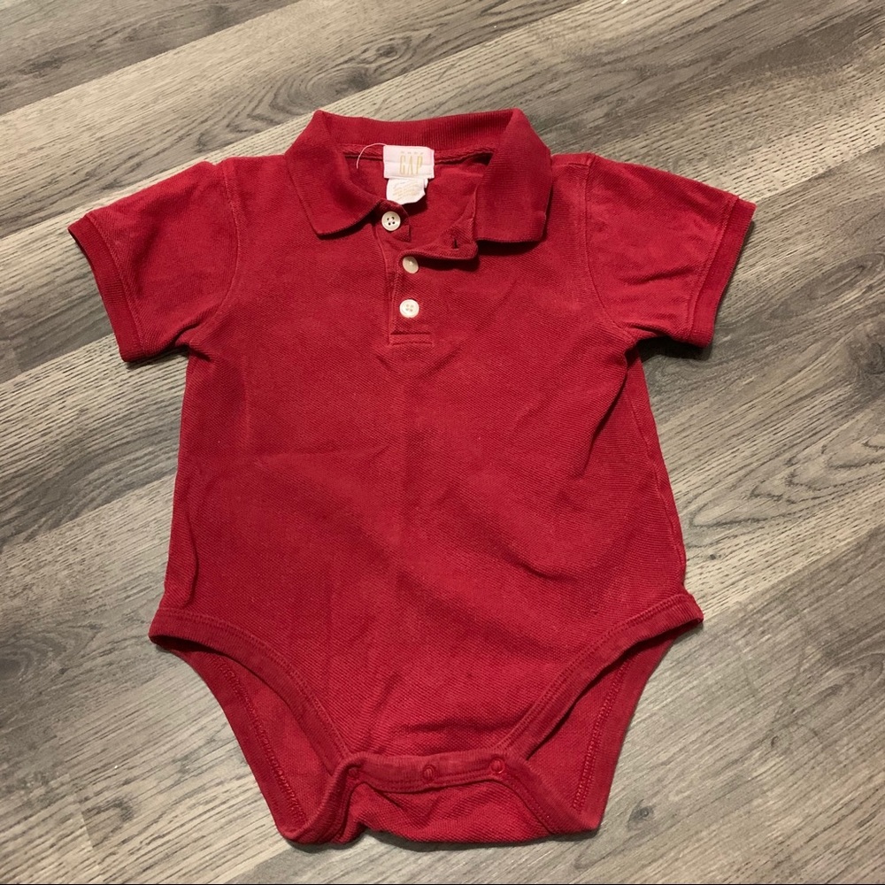 ⭐️LAST CHANCE⭐️Baby Gap polo onesie